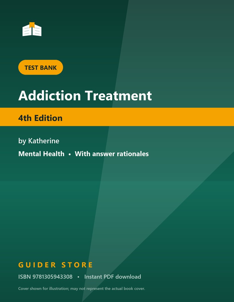 Addiction Treatment 4th Edition - Guider Store