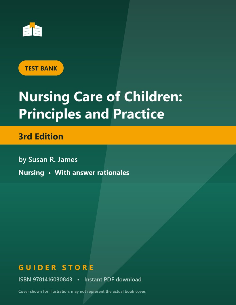 Nursing Care of Children: Principles and Practice 3rd Edition - Guider Store