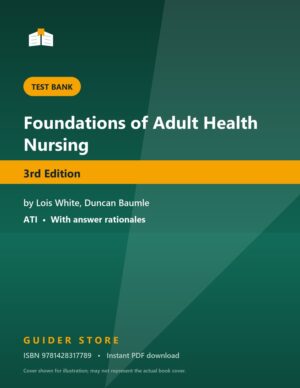 Foundations of Adult Health Nursing 3rd Edition - Guider Store