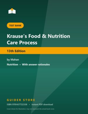 Krause’s Food & Nutrition Care Process 13th Edition - Guider Store