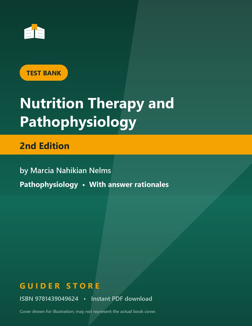 Nutrition Therapy and Pathophysiology 2nd Edition - Guider Store