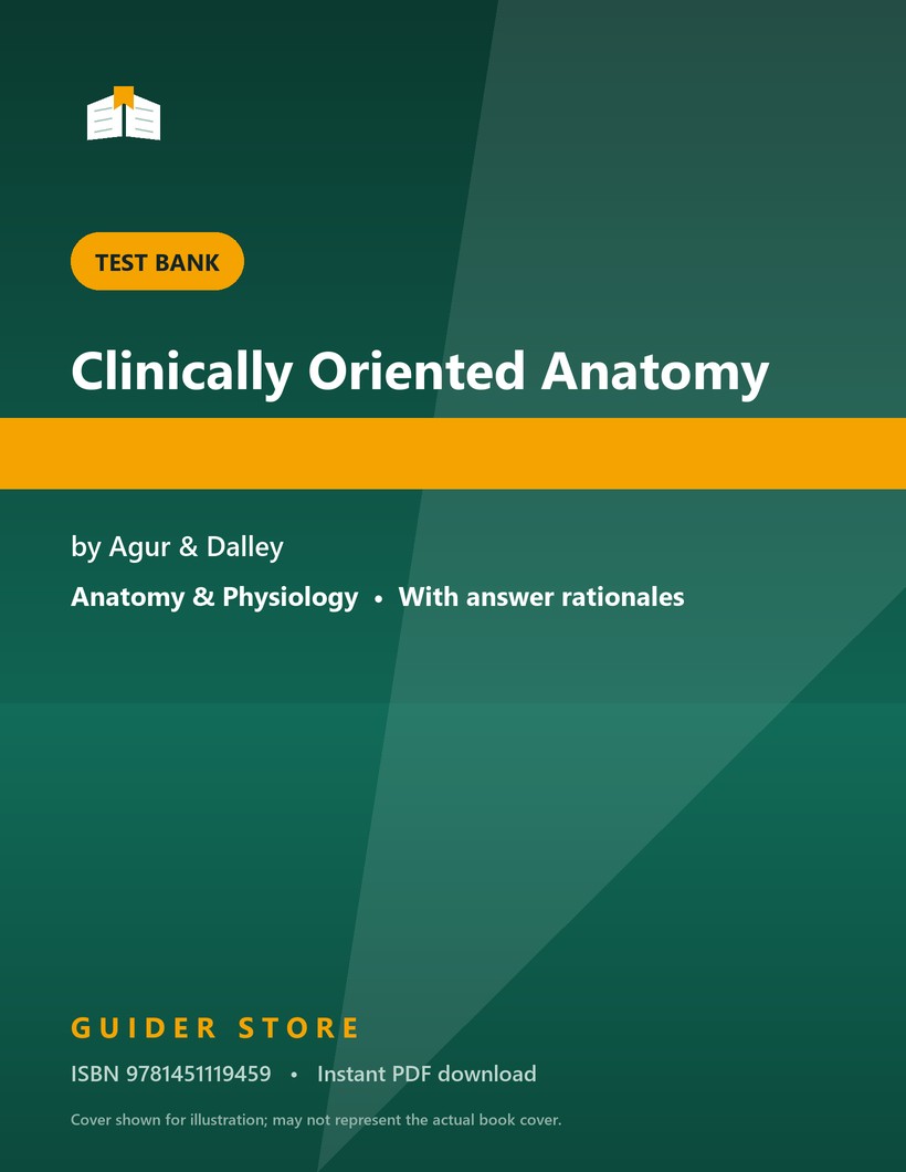 Clinically Oriented Anatomy - Guider Store