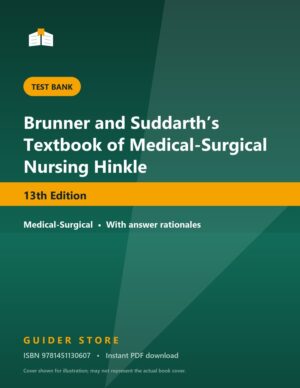 Brunner and Suddarth’s Textbook of Medical-Surgical Nursing Hinkle 13th Edition - Guider Store