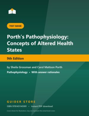 Porth’s Pathophysiology: Concepts of Altered Health States 9th Edition - Guider Store