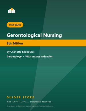 Gerontological Nursing 8th Edition - Guider Store