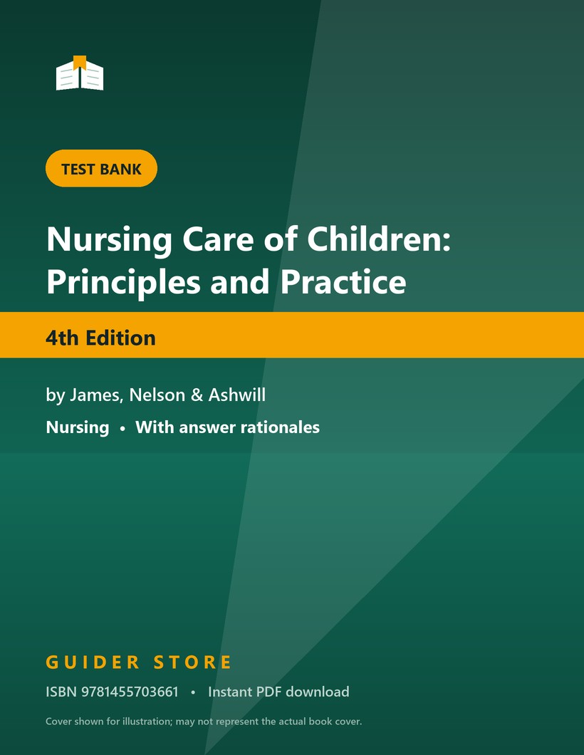 Nursing Care of Children: Principles and Practice 4th Edition - Guider Store