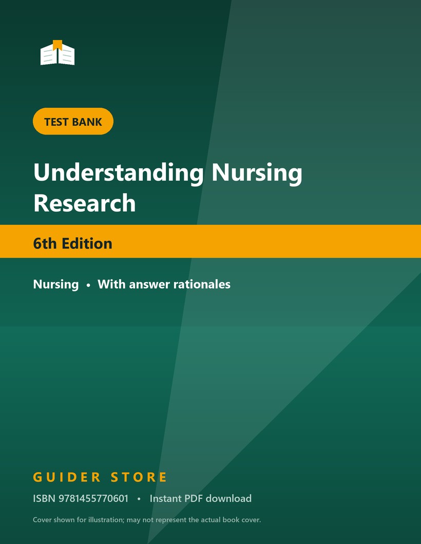 Understanding Nursing Research 6th Edition - Guider Store