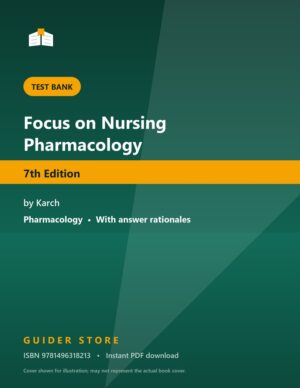 Focus on Nursing Pharmacology 7th Edition - Guider Store