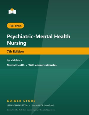 Psychiatric-Mental Health Nursing 7th Edition - Guider Store