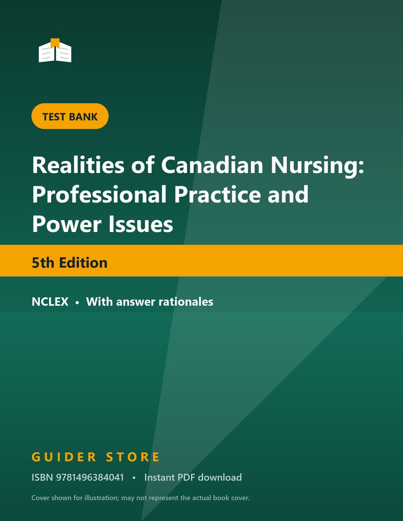 Realities of Canadian Nursing: Professional Practice and Power Issues 5th Edition - Guider Store