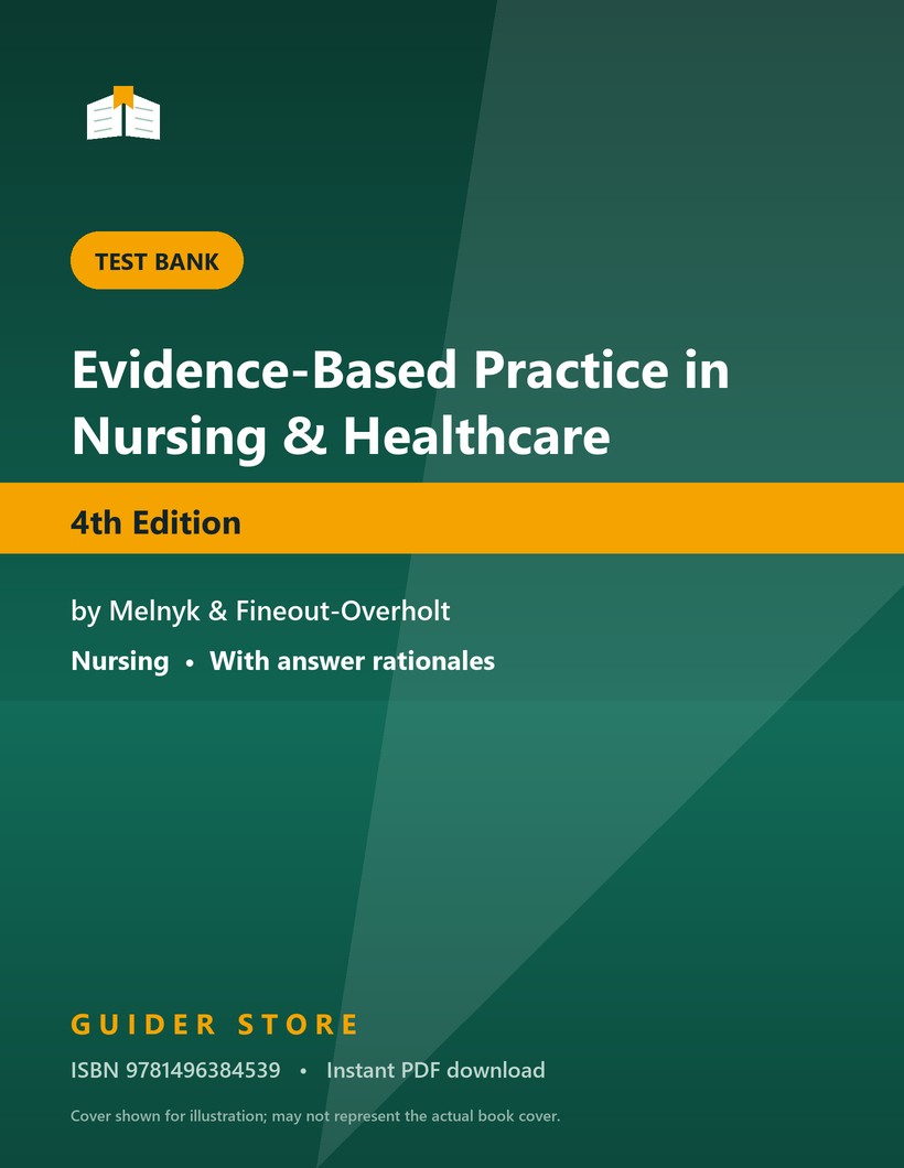 Evidence-Based Practice in Nursing & Healthcare 4th Edition - Guider Store