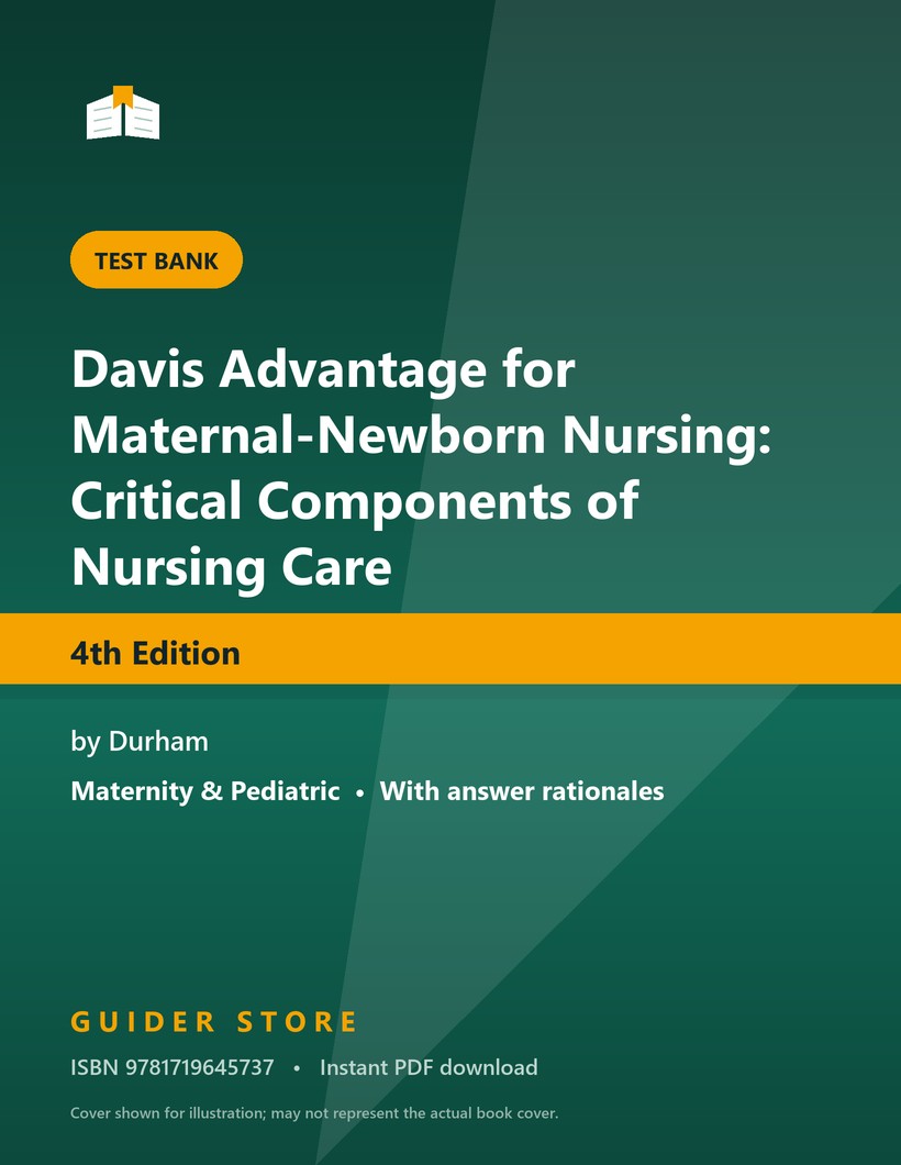 Davis Advantage for Maternal-Newborn Nursing: Critical Components of Nursing Care 4th Edition - Guider Store