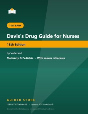 Davis’s Drug Guide for Nurses 18th Edition - Guider Store