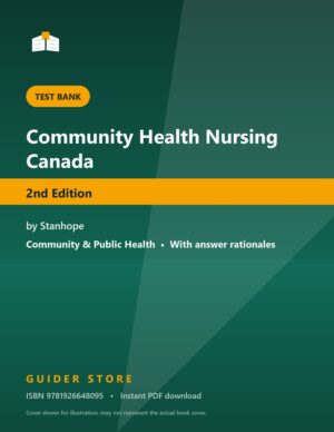 Community Health Nursing Canada 2nd Edition - Guider Store