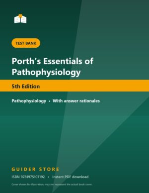 Porth’s Essentials of Pathophysiology 5th Edition - Guider Store