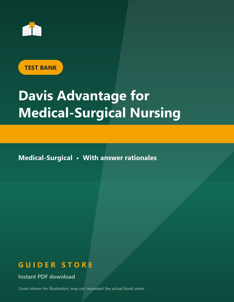 Davis Advantage for Medical-Surgical Nursing - Guider Store