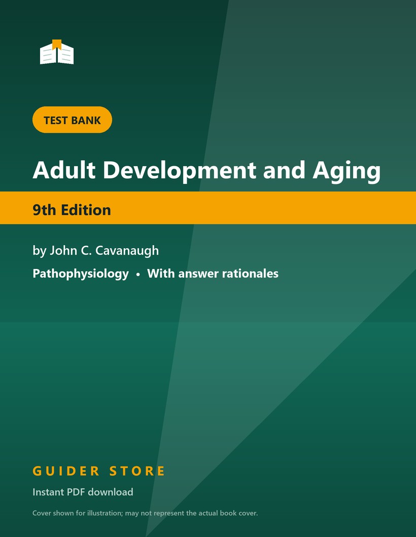 Adult Development and Aging 9th Edition - Guider Store