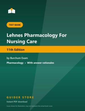 Lehnes Pharmacology For Nursing Care 11th Edition - Guider Store