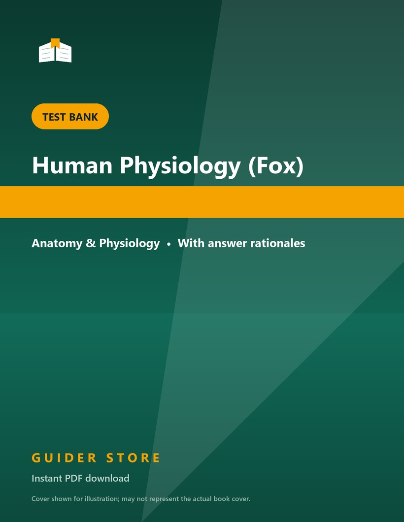 Human Physiology (Fox) - Guider Store