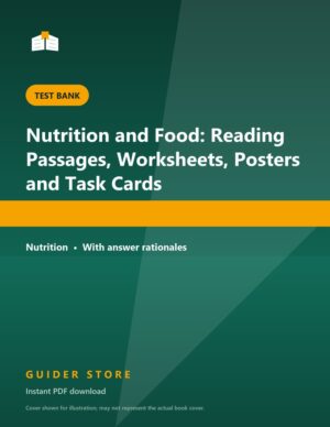 Nutrition and Food: Reading Passages, Worksheets, Posters and Task Cards - Guider Store