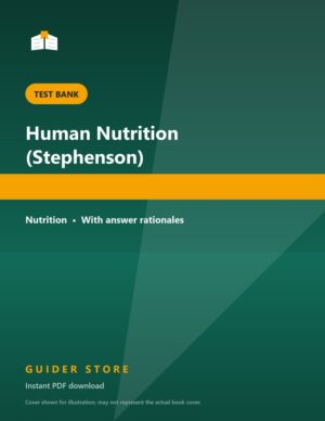 Human Nutrition (Stephenson) - Guider Store