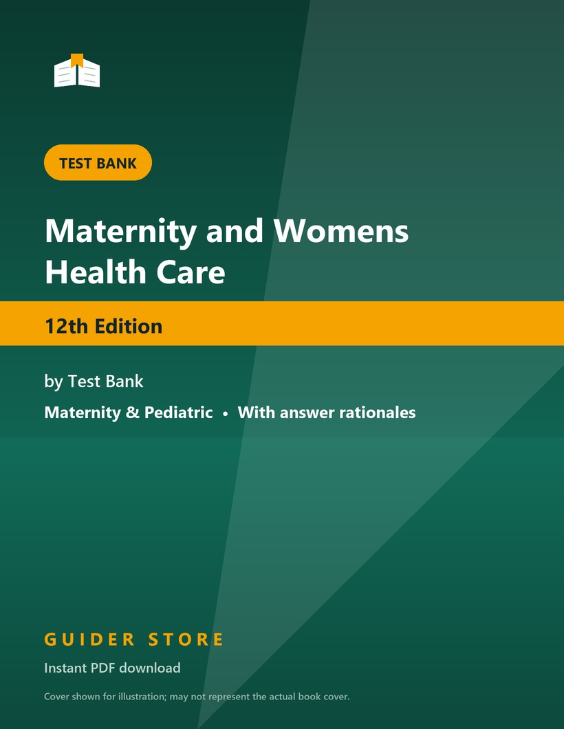 Maternity and Womens Health Care 12th Edition - Guider Store